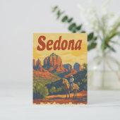 Vintage van Sedona Briefkaart (Staand voorkant)