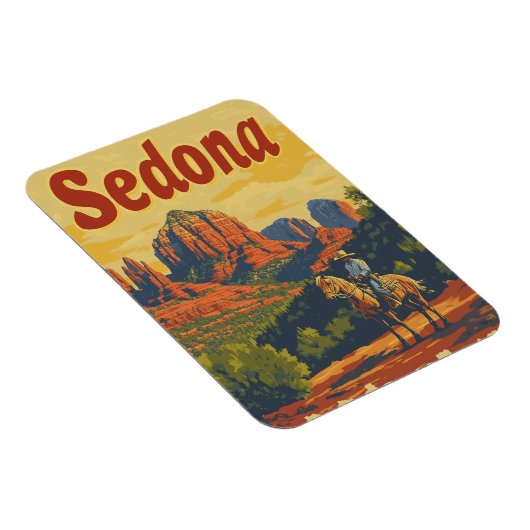Vintage van Sedona Magneet (Rechterzijde)