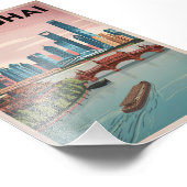 Vintage van Shanghai Foto Afdruk (Hoek)