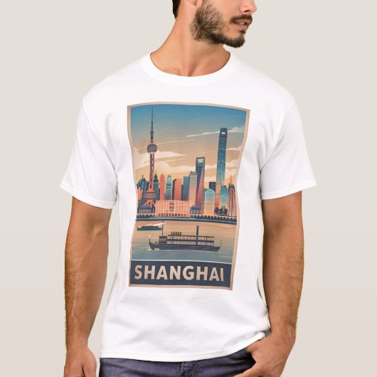 Vintage van Shanghai T-shirt (Voorkant)