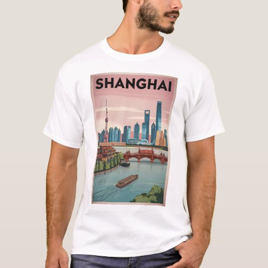 Vintage van Shanghai T-shirt (Voorkant)