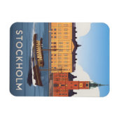 Vintage van Stockholm Magneet (Horizontaal)