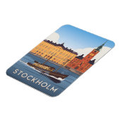 Vintage van Stockholm Magneet (Linkerzijde)