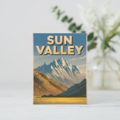 Vintage van Sun Valley Idaho Briefkaart (Staand voorkant)