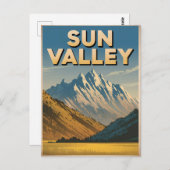 Vintage van Sun Valley Idaho Briefkaart (Voorkant / Achterkant)