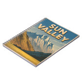 Vintage van Sun Valley Idaho Notitieboek (Linkerzijde)