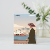 Vintage van Sydney Briefkaart (Staand voorkant)