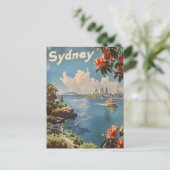Vintage van Sydney Briefkaart (Staand voorkant)