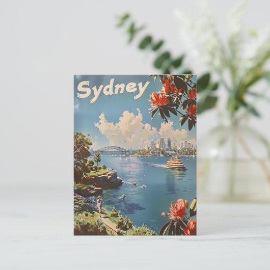 Vintage van Sydney Briefkaart (Staand voorkant)