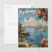 Vintage van Sydney Briefkaart (Voorkant / Achterkant)
