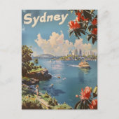 Vintage van Sydney Briefkaart (Voorkant)