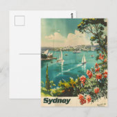 Vintage van Sydney Briefkaart (Voorkant / Achterkant)