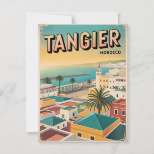 Vintage van Tanger Briefkaart