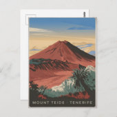 Vintage van Teide Tenerife Briefkaart (Voorkant / Achterkant)