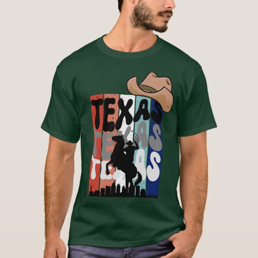 Vintage van Texas T-shirt (Voorkant)