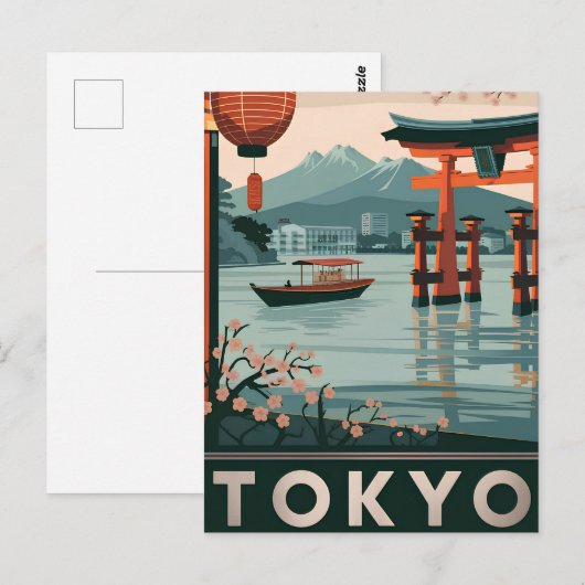 Vintage van Tokio Briefkaart (Voorkant / Achterkant)