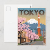 Vintage van Tokio Briefkaart (Voorkant / Achterkant)