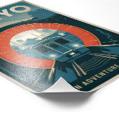 Vintage van Tokio Foto Afdruk (Hoek)