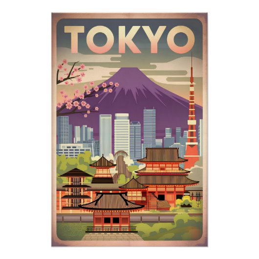 Vintage van Tokio Perfect Poster (Voorkant)