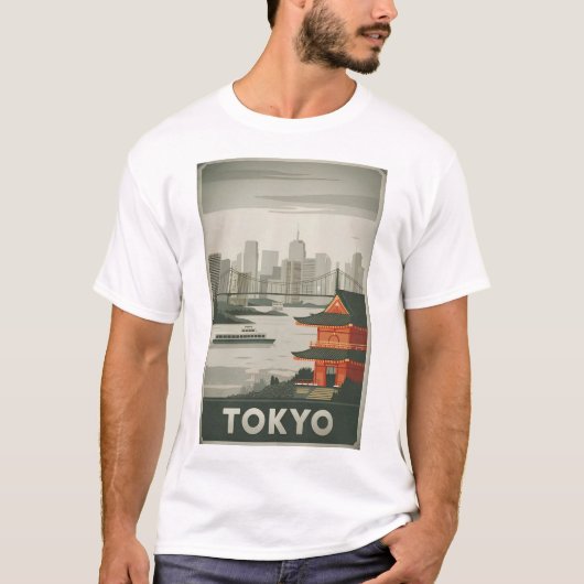 Vintage van Tokio T-shirt (Voorkant)