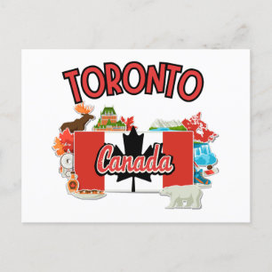 Vintage van Toronto Briefkaart