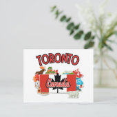 Vintage van Toronto Briefkaart (Staand voorkant)