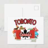 Vintage van Toronto Briefkaart (Voorkant / Achterkant)
