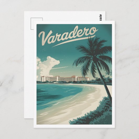 Vintage van Varadero Briefkaart (Voorkant / Achterkant)
