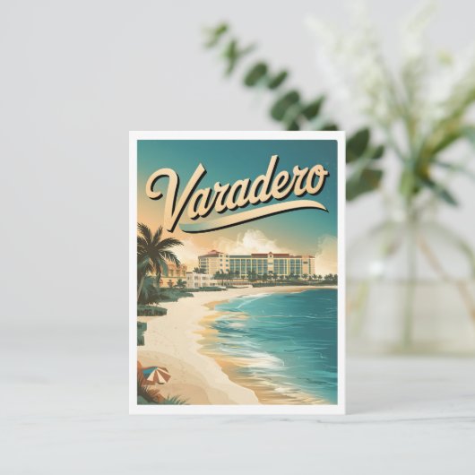 Vintage van Varadero Briefkaart (Staand voorkant)