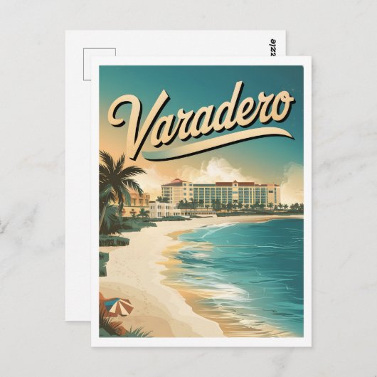 Vintage van Varadero Briefkaart (Voorkant / Achterkant)