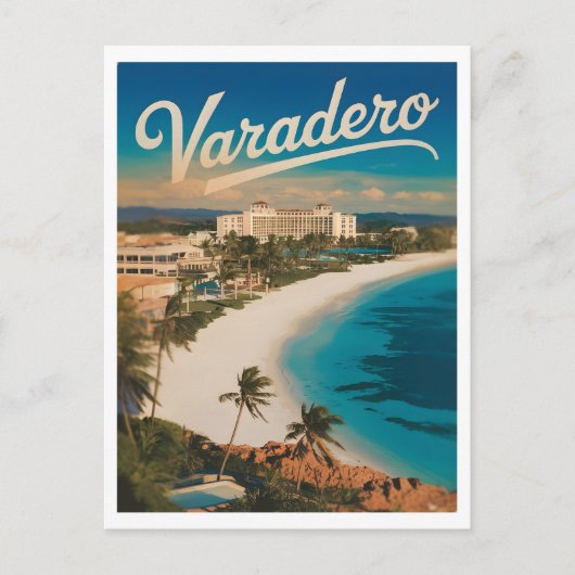 Vintage van Varadero Briefkaart (Voorkant)