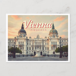 VINTAGE VAN WENEN-OOSTENRIJK BRIEFKAART