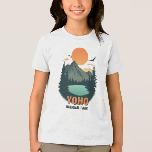 Vintage van Yoho National Park Tri-Blend Shirt (Voorkant)