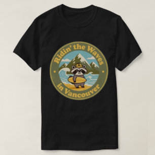 Vintage Vancouver Wasbeer Surfer T-shirt