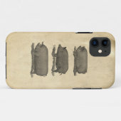 Vintage Varkens Hoesje (Achterkant (horizontaal))