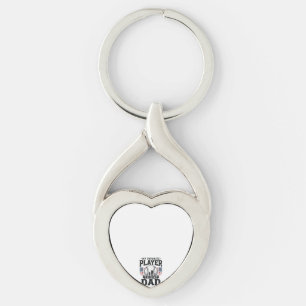 Vintage Vector Ontwerp Favoriete Honkbalspeler Vad Sleutelhanger