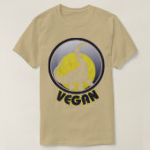 Vintage Vegan Dinosaur T-shirt (Design voorkant)