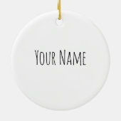 Vintage Vegan Red Cabbage Keramisch Ornament (Achterkant)