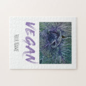Vintage Vegan Red Cabbage Legpuzzel (Horizontaal)