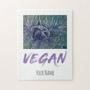 Vintage Vegan Red Cabbage Legpuzzel