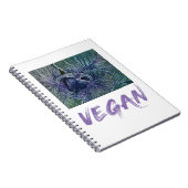 Vintage Vegan Red Cabbage Notitieboek (Rechterzijde)