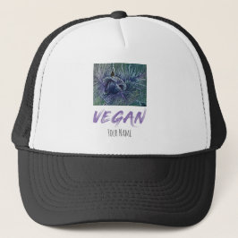 Vintage Vegan Red Cabbage Trucker Pet