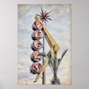 Vintage Vegas Poster