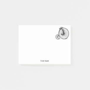 Vintage Velocipede Penny Farthing Bicycle Bike Post-it® Notes