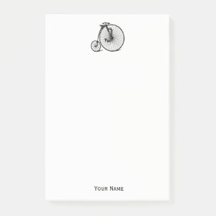Vintage Velocipede Penny Farthing Bicycle Bike Post-it® Notes
