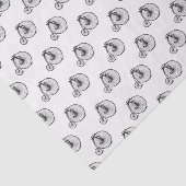 Vintage Velocipede Penny Farthing Bicycle Bike Tissuepapier (Detail)