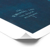 Vintage Velvet Adverteren Poster (Hoek)