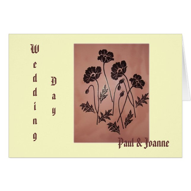 Vintage Velvet Poppies (Voorkant Horizontaal)