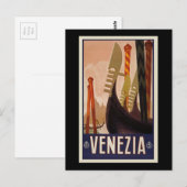 Vintage Venezia Briefkaart (Voorkant / Achterkant)