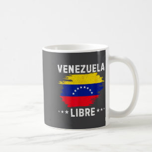 Vintage Venezuela Libre 2026 Vlag van Venezuela Koffiemok
